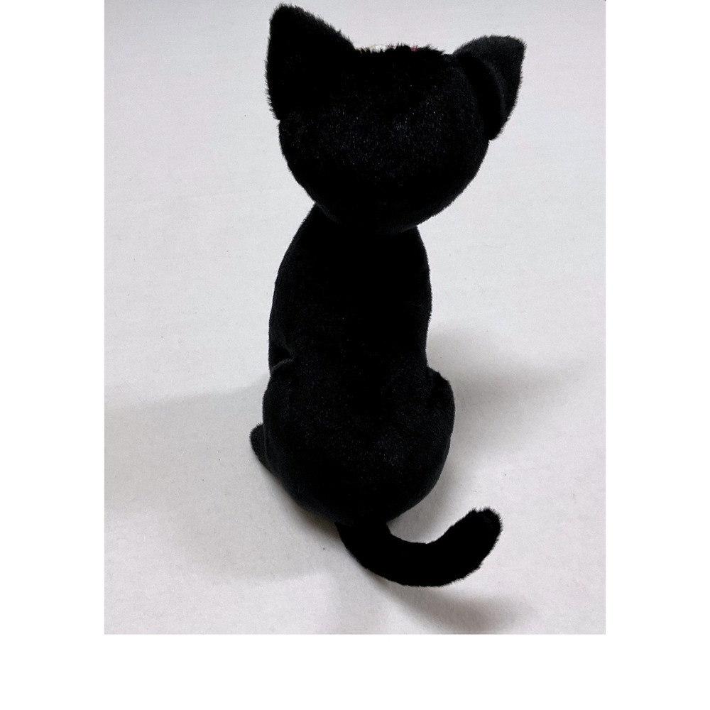 Day of the Dead Sugar Skull Black Cat Plush Stuffed Animal 9.5 Inch - Picture 2 of 4